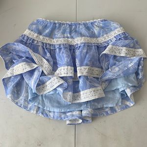Blue and white urban outfitters XS mini skirt